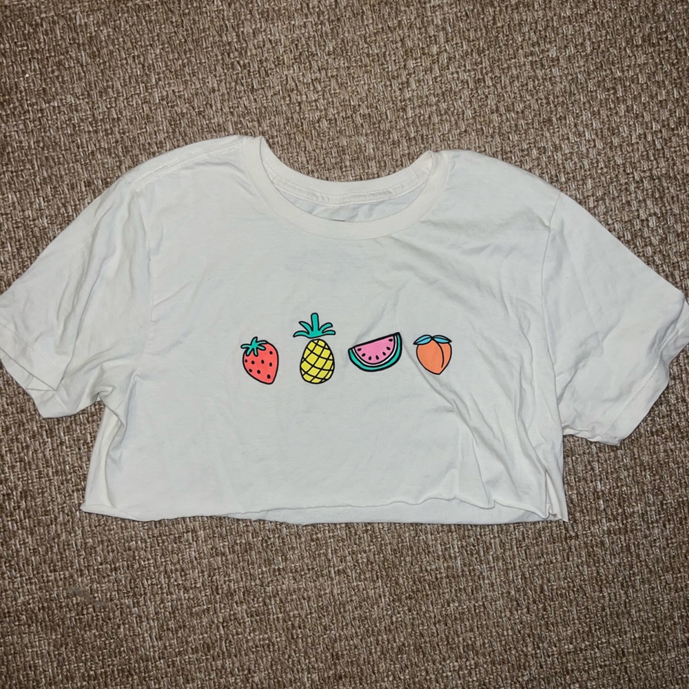 Forever 21 Crop T- Shirt Size Medium